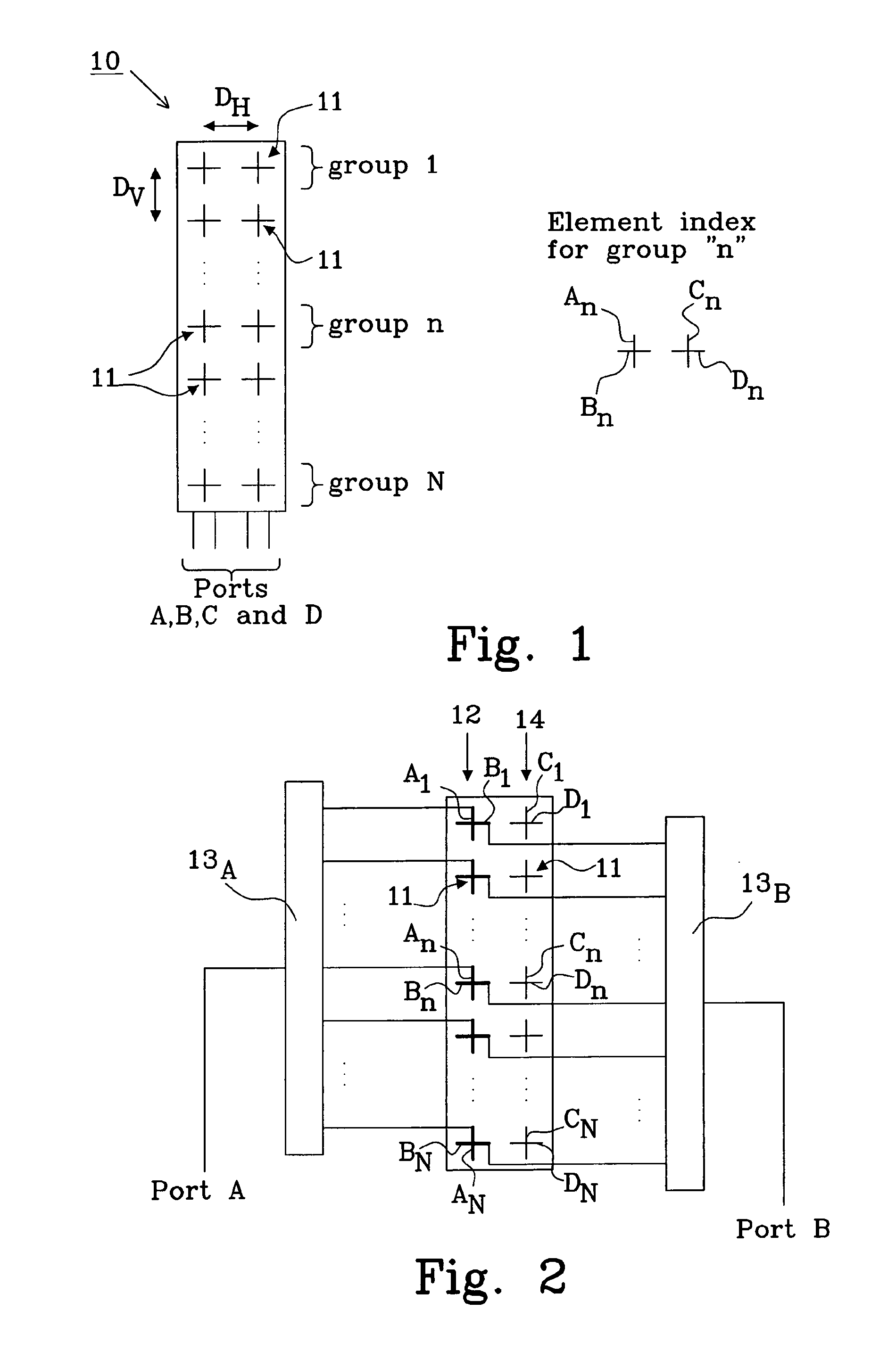 Antenna with adjustable beam characteristics