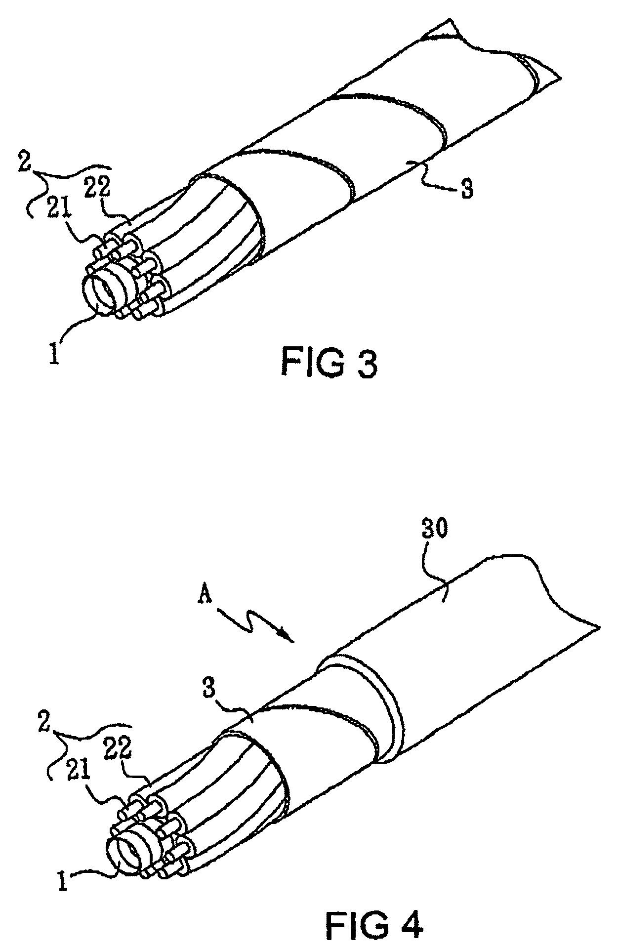 Wire cable with saving energy