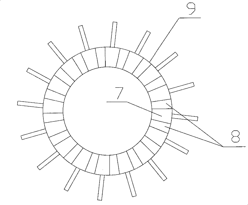 Method for dismounting sealing opening of rotor vane of low-pressure coal press machine of power plant