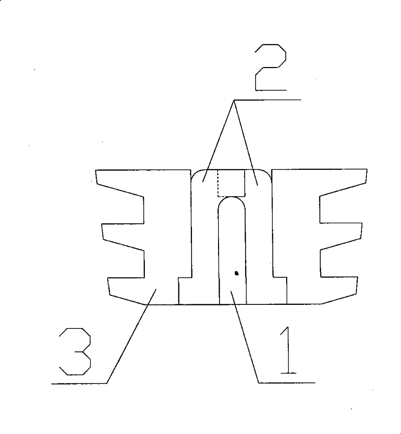 Method for dismounting sealing opening of rotor vane of low-pressure coal press machine of power plant