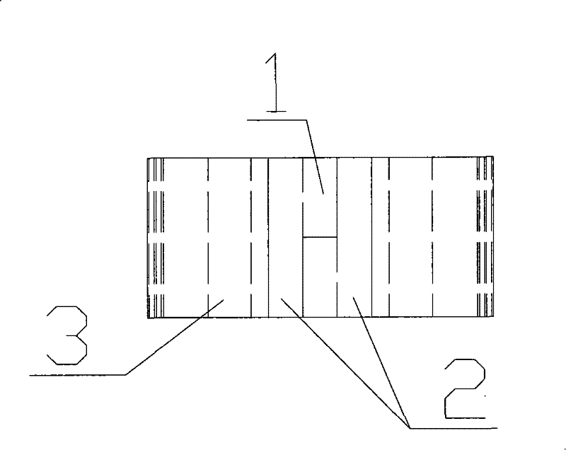 Method for dismounting sealing opening of rotor vane of low-pressure coal press machine of power plant