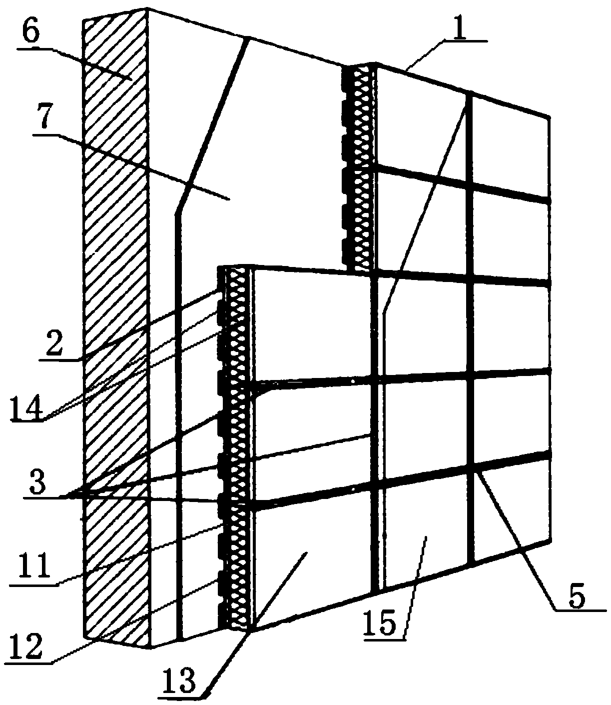 Insulation and decoration integrated plate, insulation and decoration system and construction technology thereof