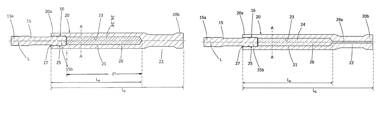 Piston rod for a piston compressor, and the piston compressor