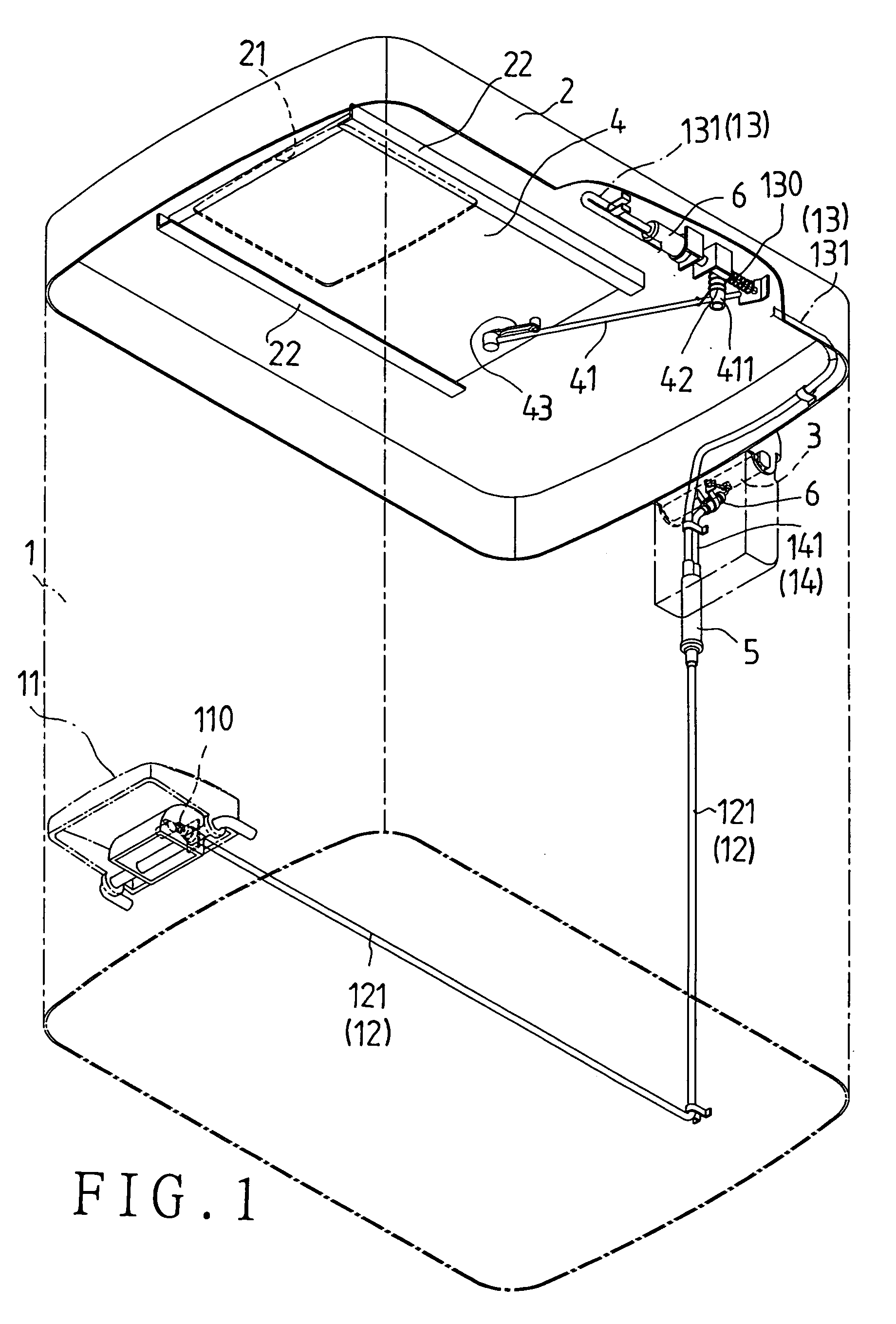 Dustbin with two lids operated by a single pedal