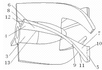 Turbulence generator for medium-consistency paper pulp pump