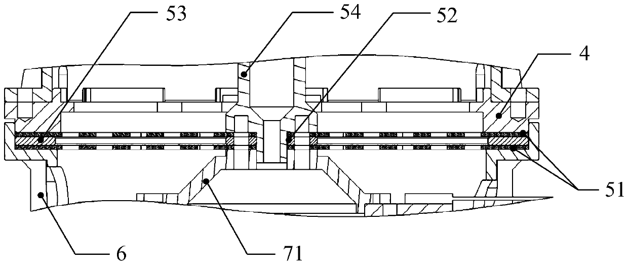 Voice coil actuator integrated with eddy current displacement sensor and assembling method