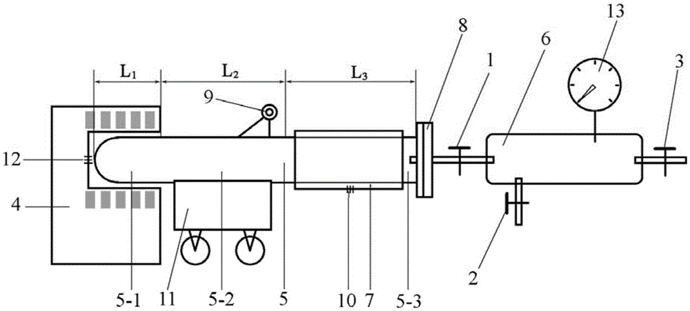 Multi-sectional hydrogenation dehydrogenation furnace and manufacturing method of low-oxygen-content titanium powder