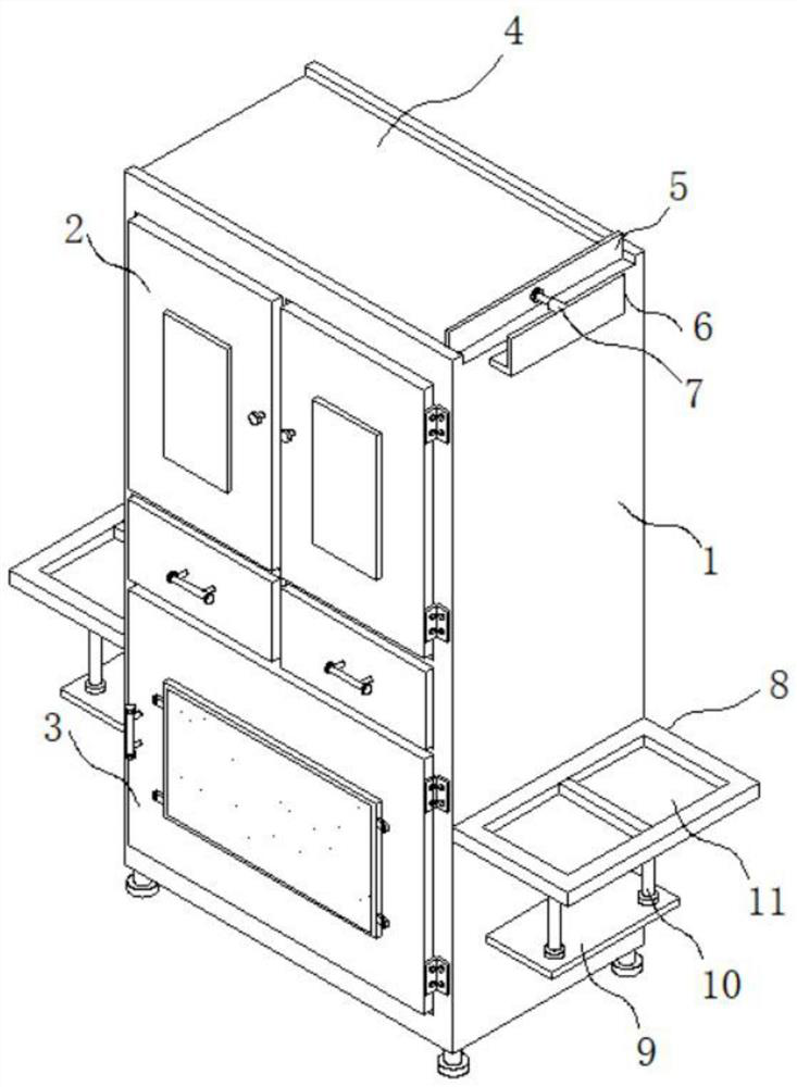 File cabinet for business administration enterprises