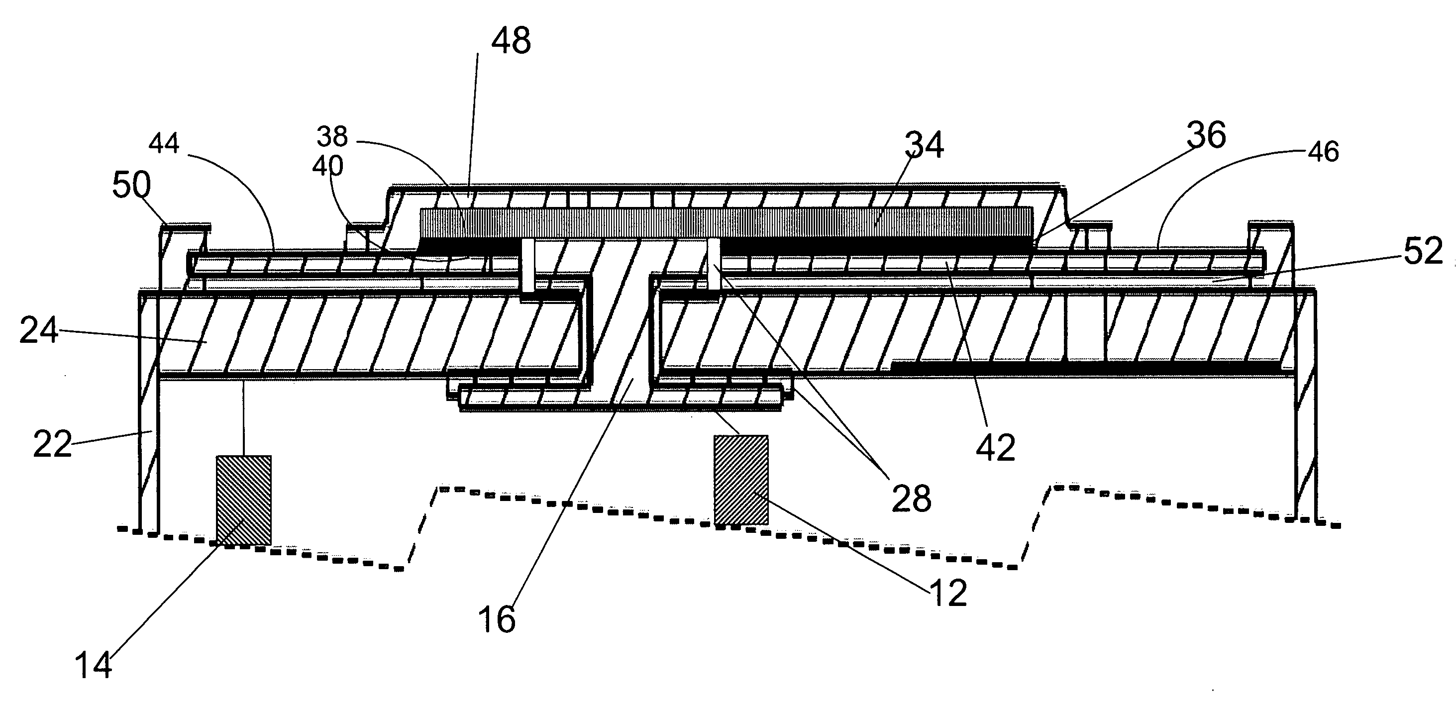 Lithium battery with external positive thermal coefficient layer