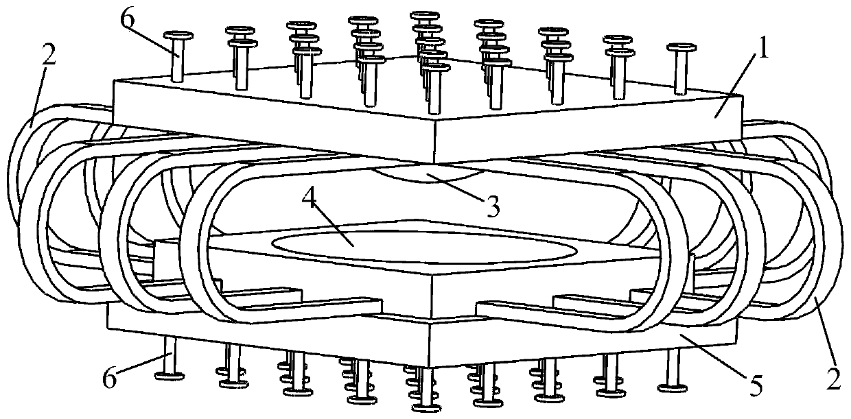 High-bearing-capacity tensile energy dissipation shock insulation device