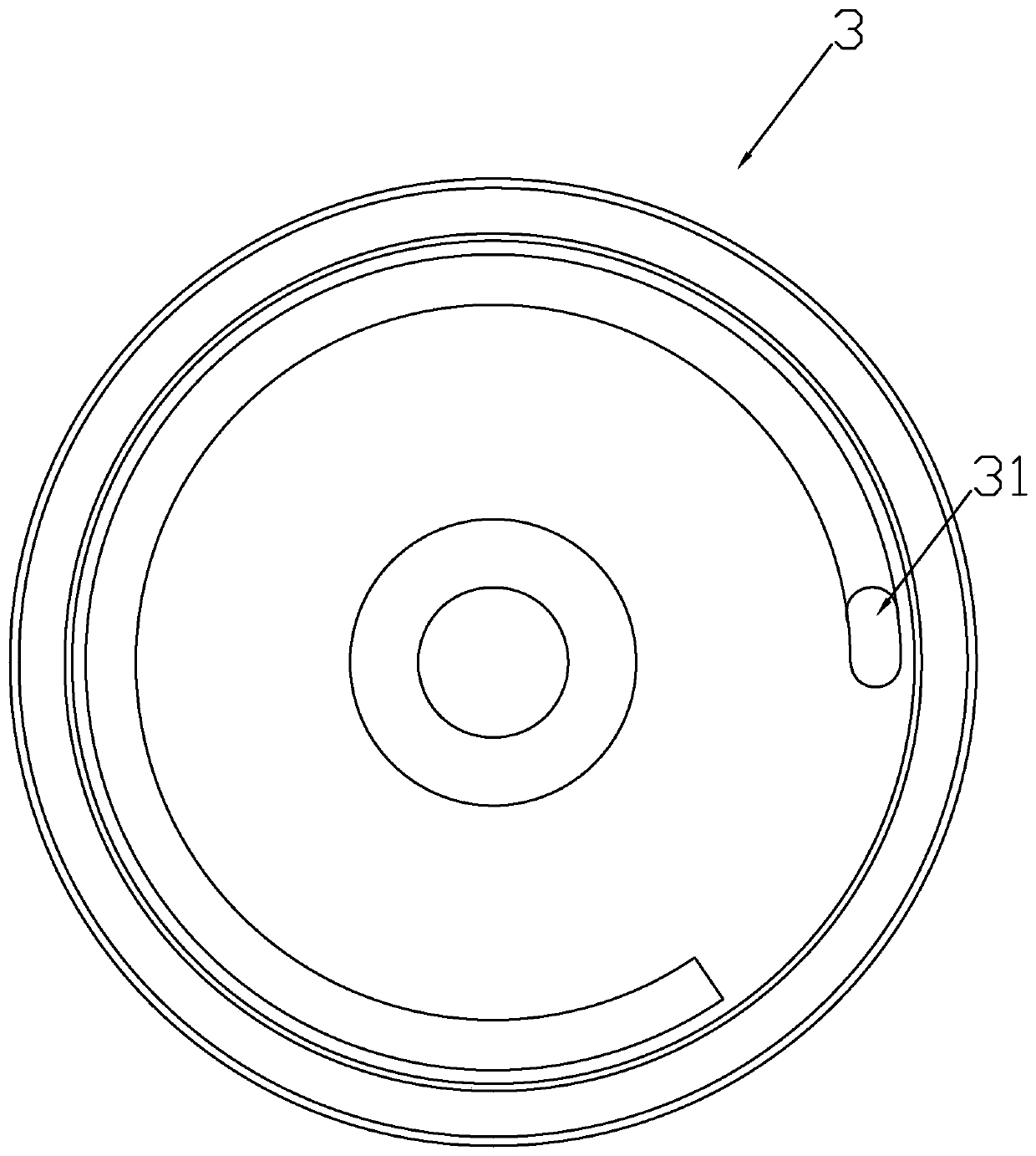 Automatic feeding and discharging orientation device for electronic fuel injection pump aluminum seat of automobile