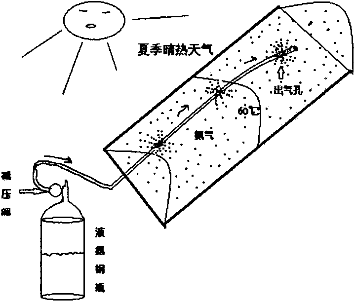 Nontoxic non-residual soil processing and biological organic fertilizer combination method for preventing and controlling cucumber fusarium wilt