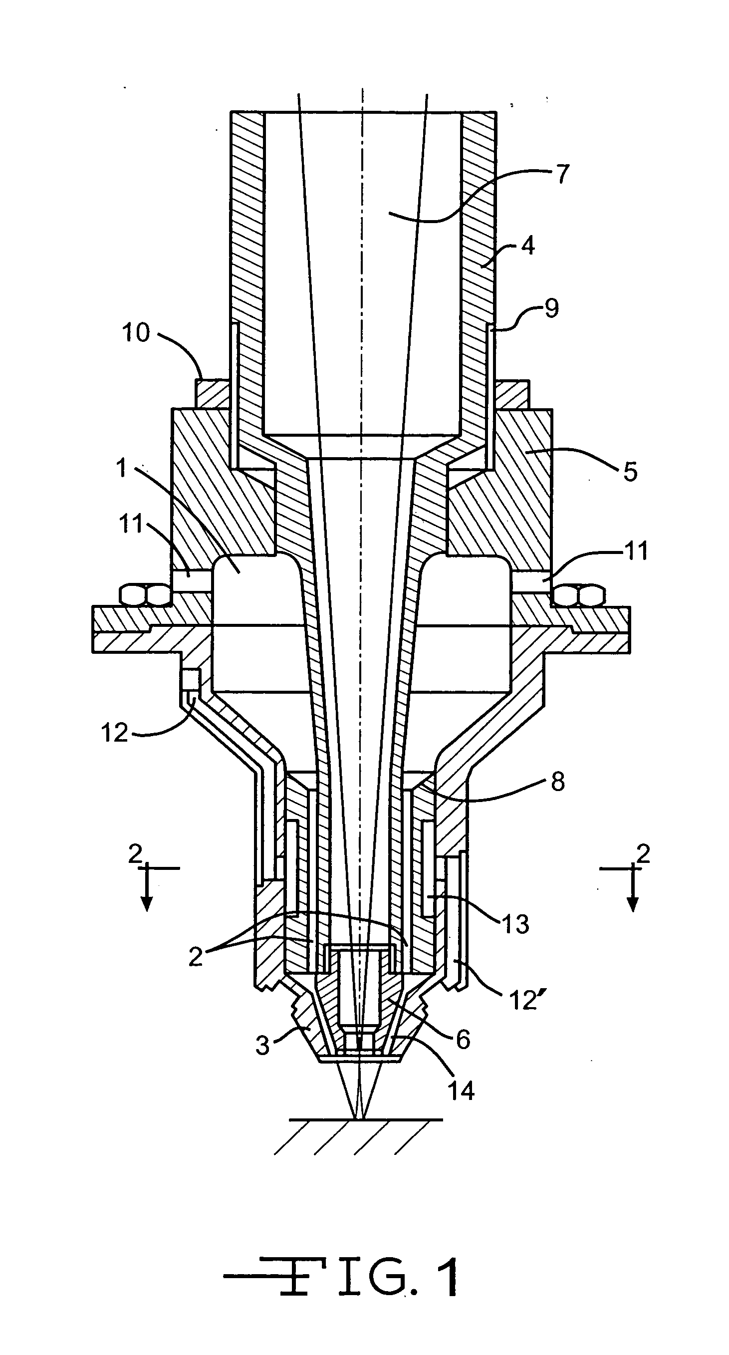 Diamond hard coating of ferrous substrates