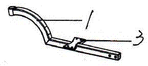 Large-wheel-diameter swinging and twisting type sliding plate