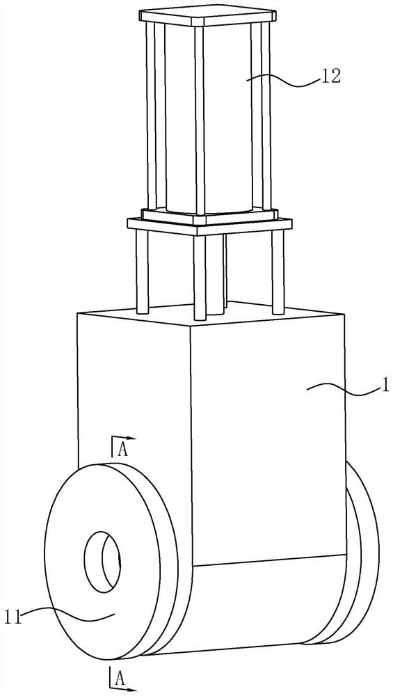 A double gate air lock wear-resistant valve