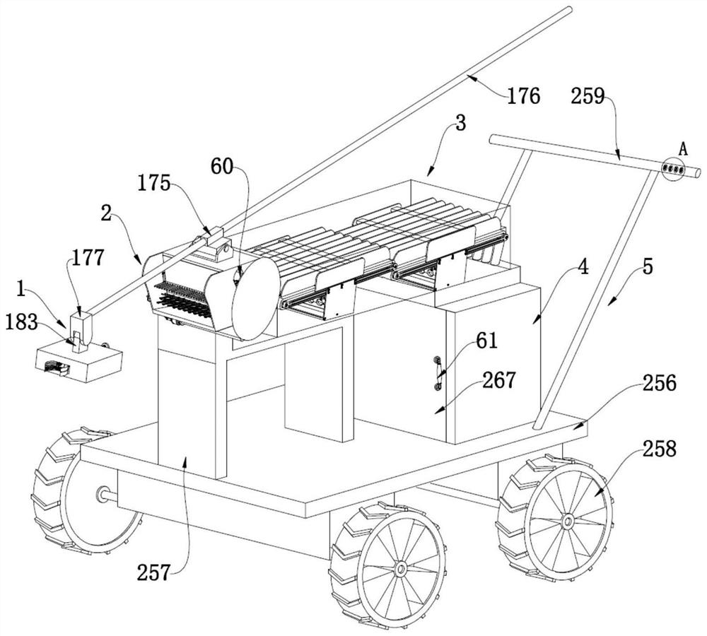 Pressure-triggered airflow suspension positioning type harvesting adsorption self-rotating wooden unicorn to stab car