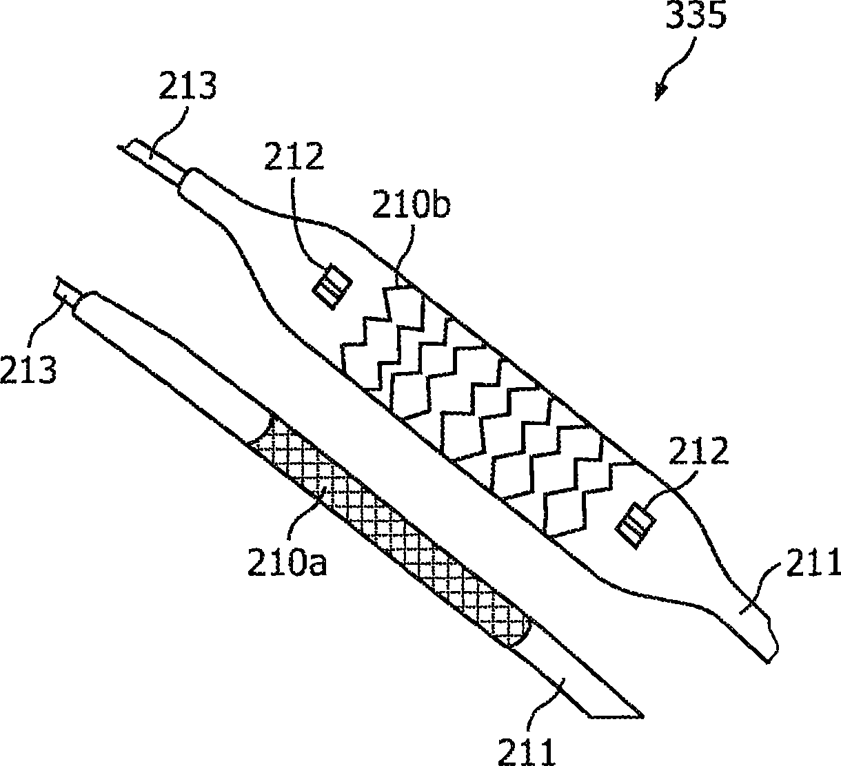 Spatial characterization of a structure located within an object by identifying 2D representations of the structure within section planes