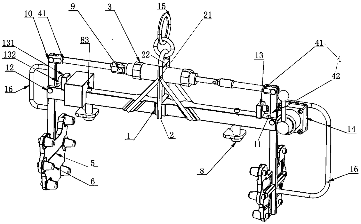 Lifting appliance for sand cores