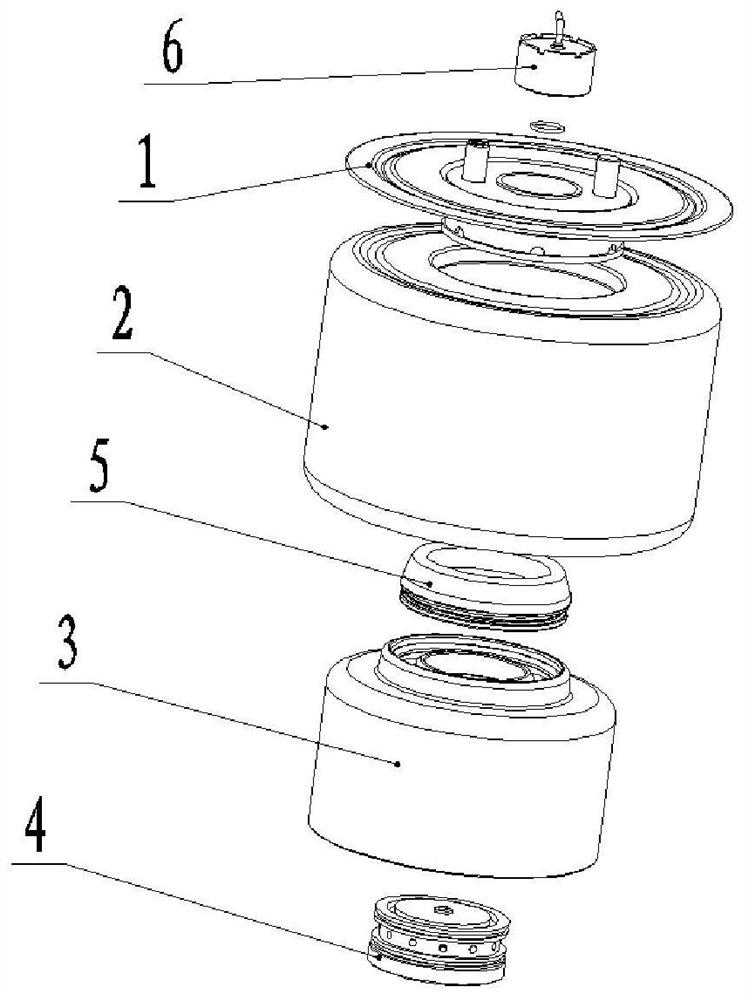 An integrated air spring assembly for commercial vehicle air suspension