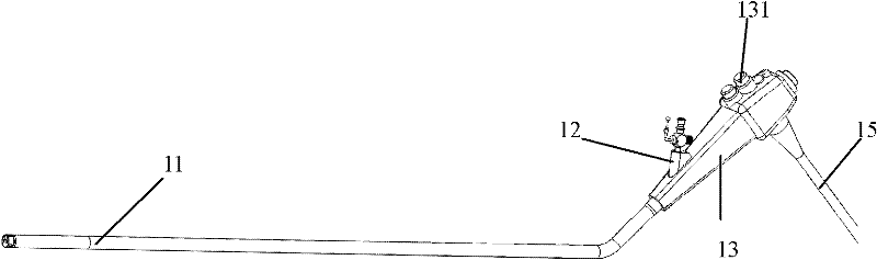 Three-dimensional electronic esophagoscope system and using method thereof