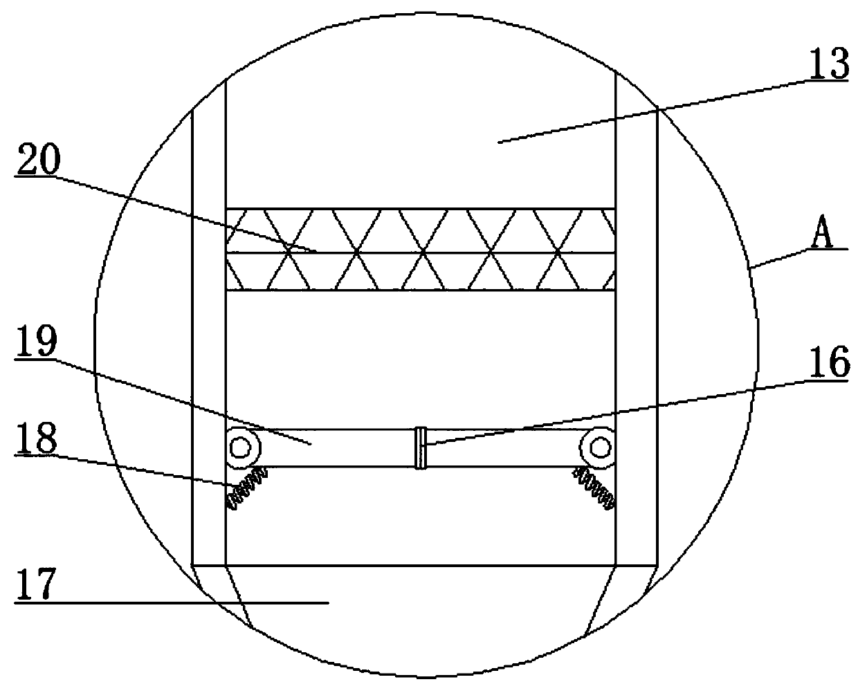 Mechanical breather valve of vault oil tank