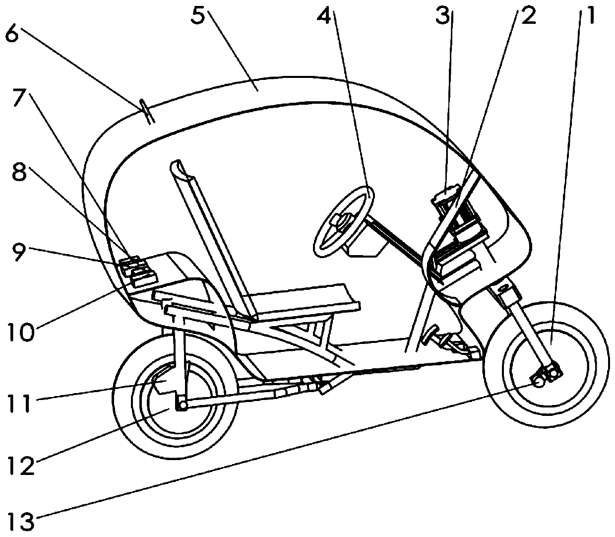 A two-wheel monorail vehicle and its balancing control method