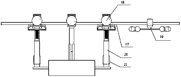 Pressing wheel device of a high-voltage transmission line inspection robot