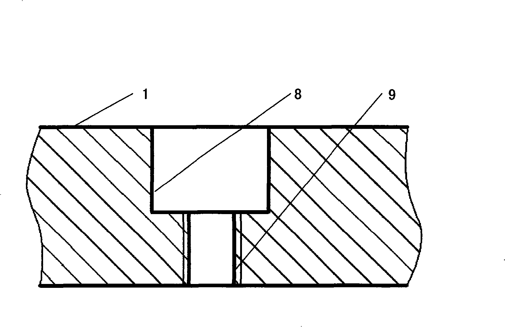 Method and device for compressing numerical control machining built-in parts