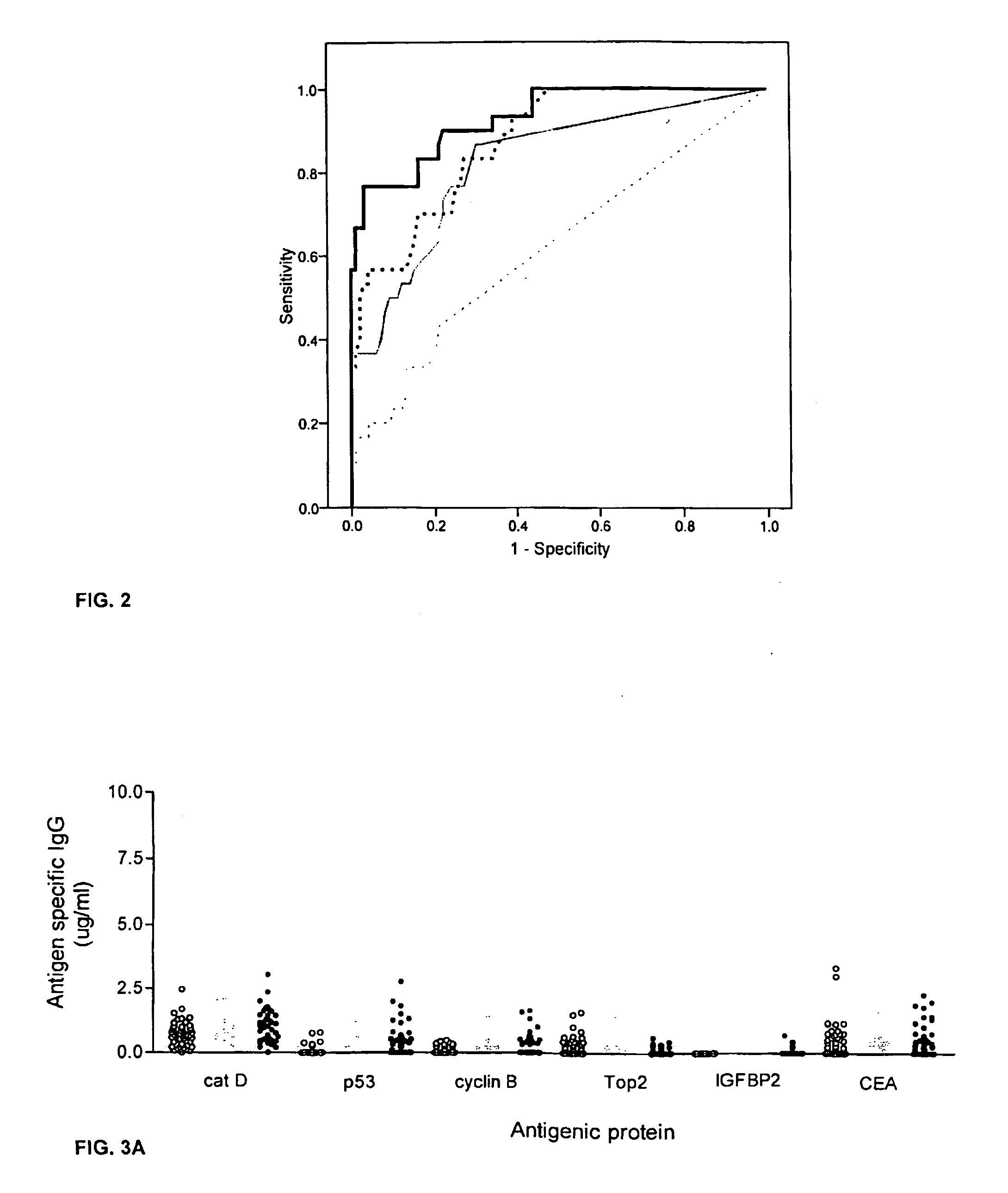 Diagnostic panel of cancer antibodies and methods for use