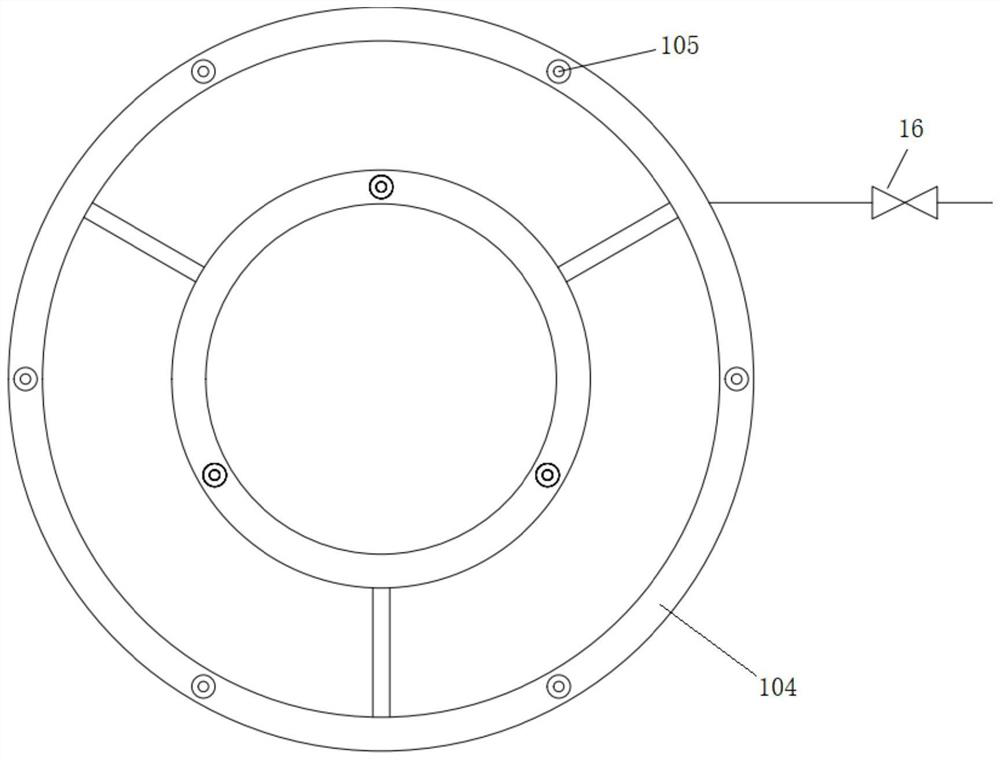 Spraying type system and method for extracting moisture of clean flue gas after wet desulphurization