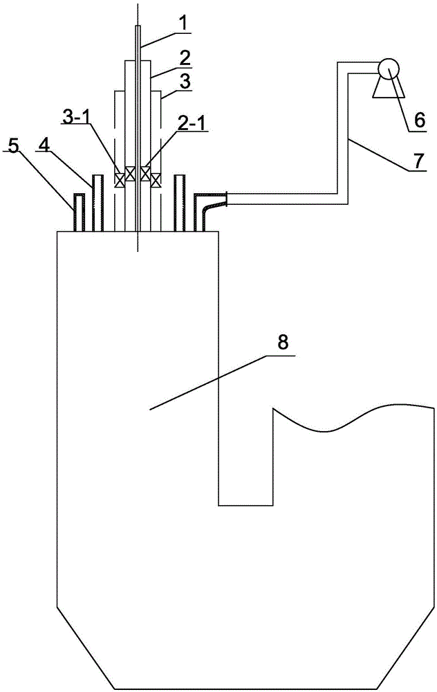 Center powder feeding swirling pulverized coal combustion device preventing slag forming of water cooling wall