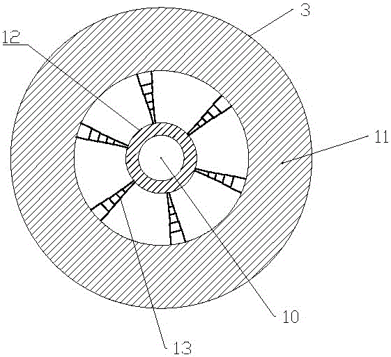 Castor for furniture bottoms