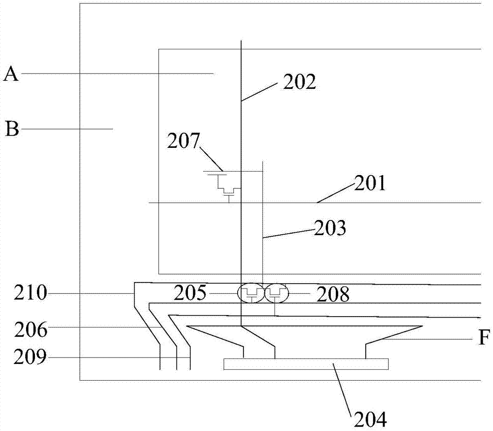 Built-in touch screen and driving method thereof, and display device