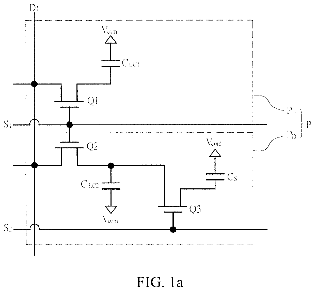 Liquid crystal display (LCD) panel having a charge sharing control and a charge sharing method for LCD panel