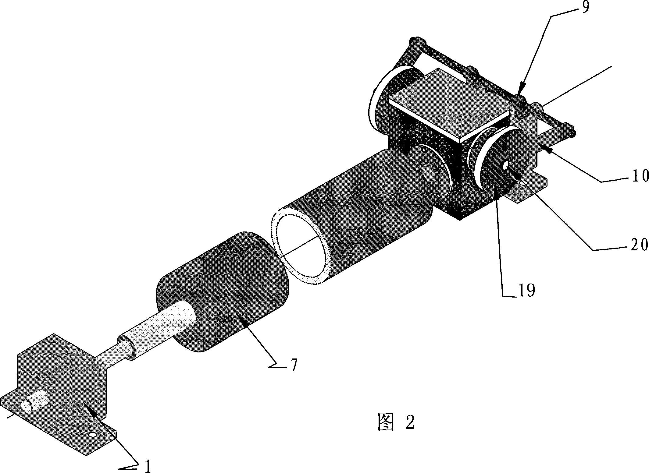 Weaving topical finishing big-package non-powered automatic shifting device