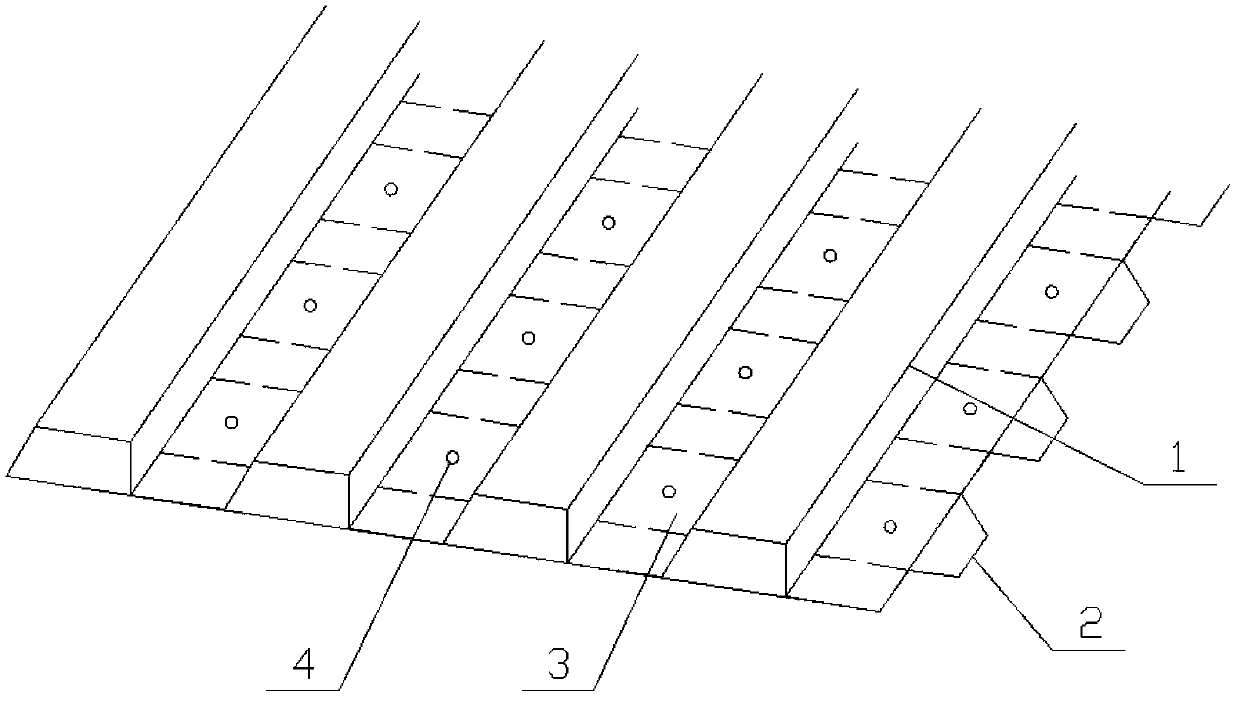 Multi-layer crossed corrugated steel plate composite component and method for welding detection of same