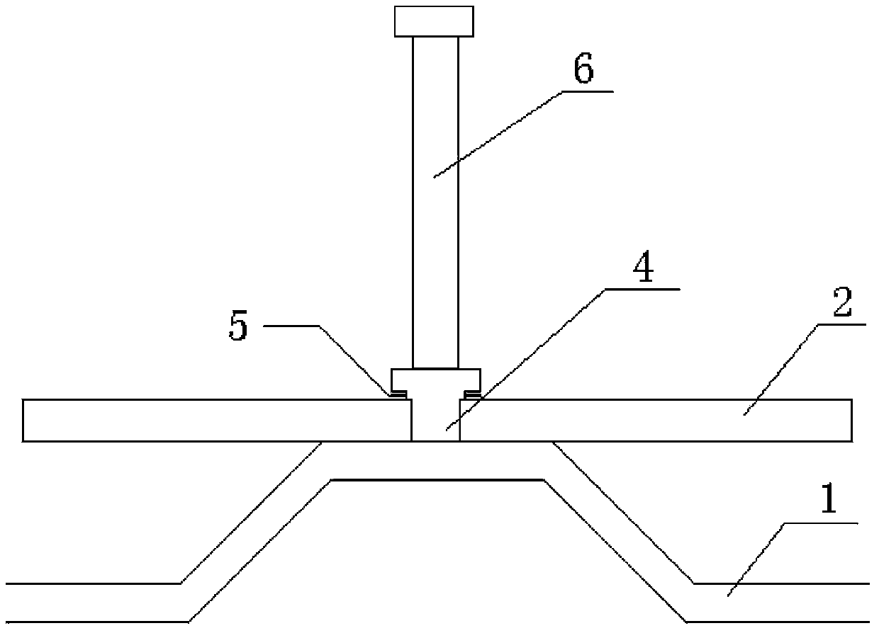 Multi-layer crossed corrugated steel plate composite component and method for welding detection of same