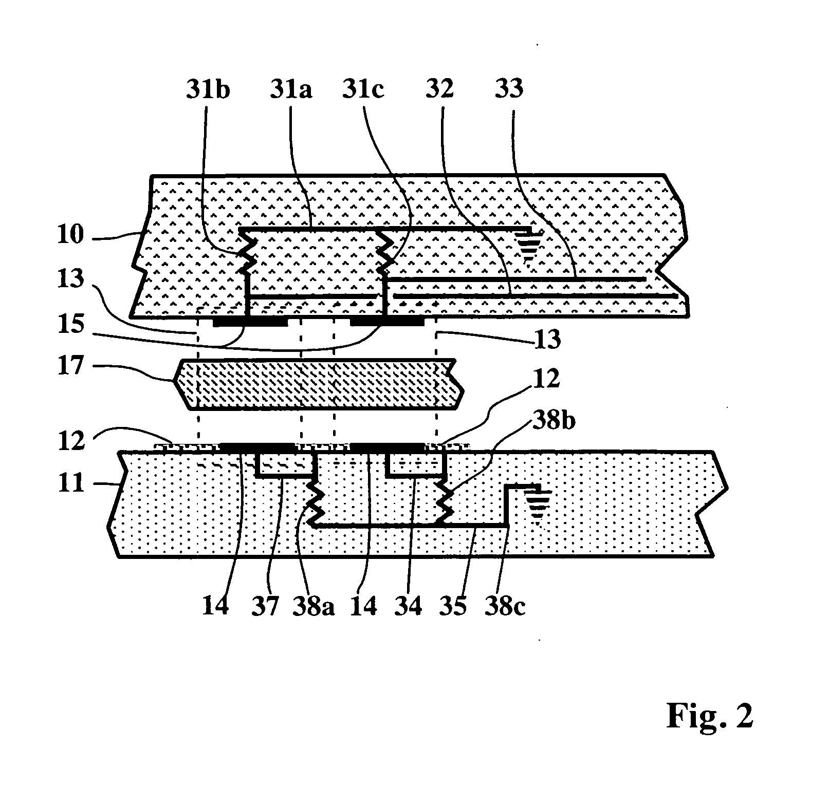 Method and apparatus for non-conductively interconnecting integrated circuits