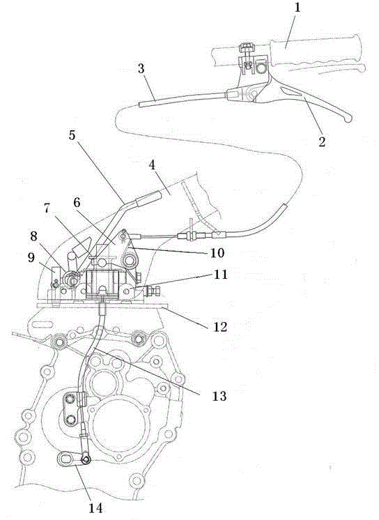 Steering clutch mechanism for field management machine