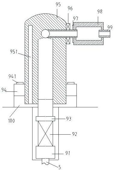 Heat flow meter air outlet end universal conversion anti-frosting system connector and heat flow meter