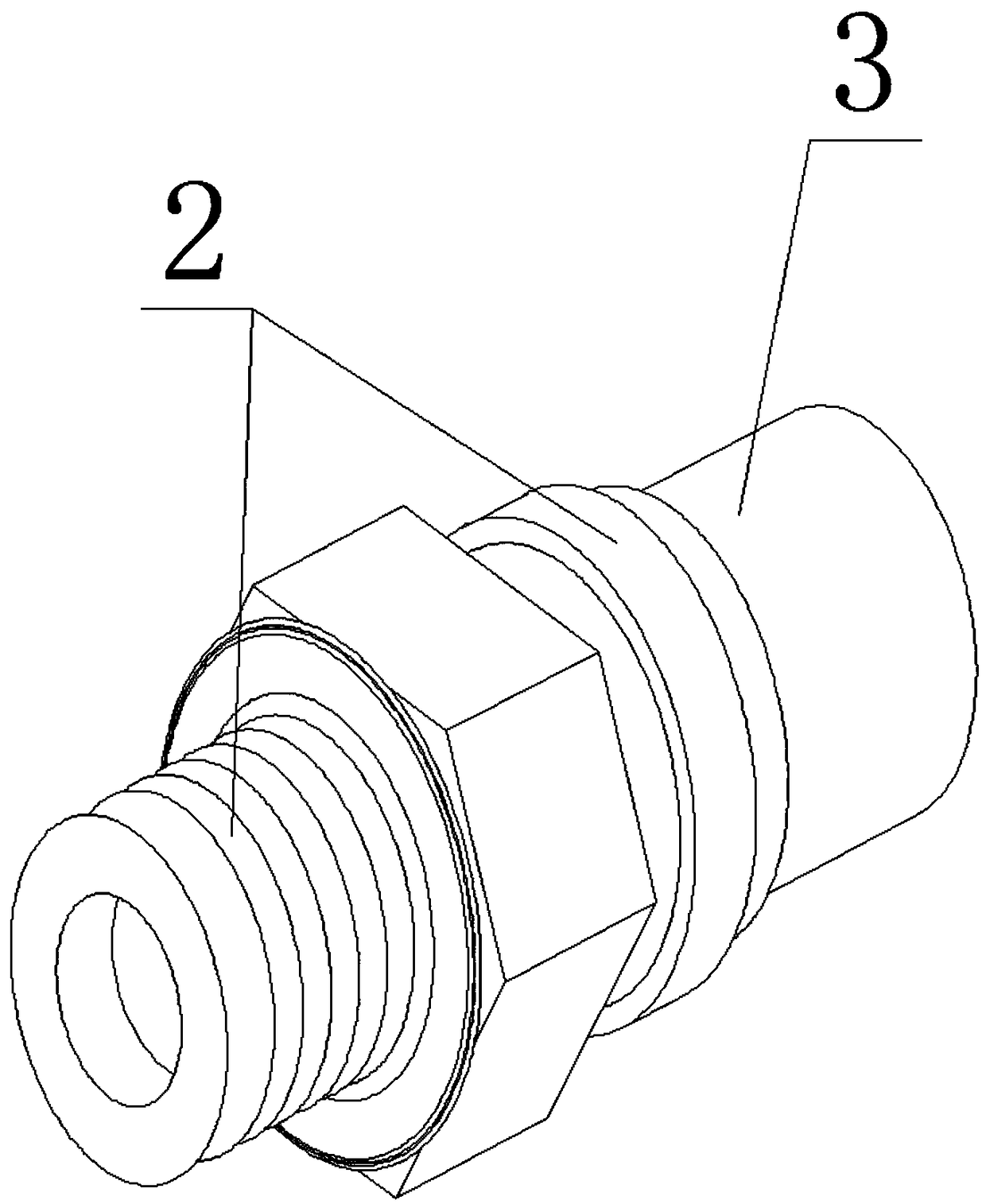 Four hot pressing connected body oxygen sensor outer clamped by end buckles