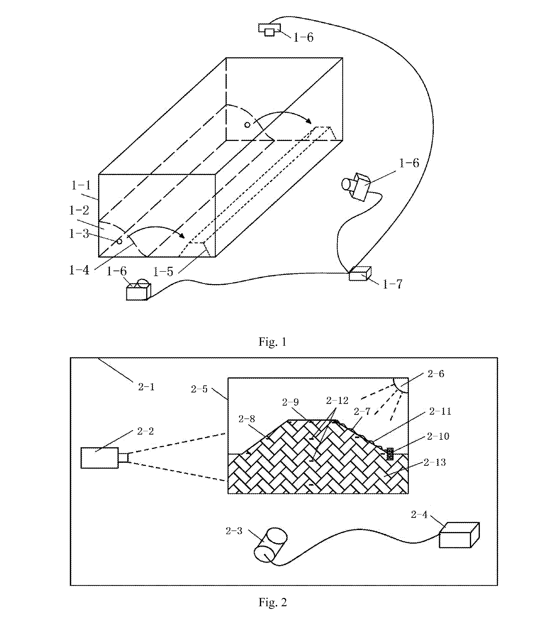 Transparent frozen soil and preparation method and application thereof