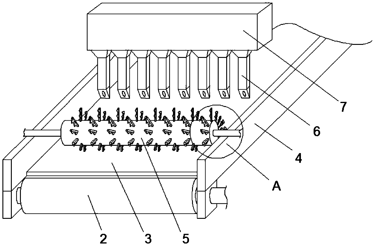 High-efficiency powerful dust cleaner special for cotton textiles