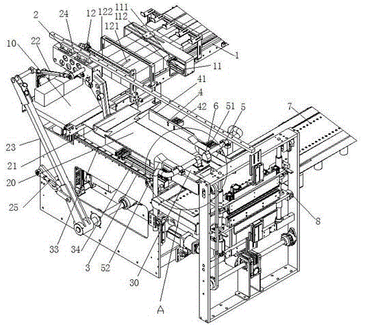 Packaging machine for packaging by adopting prefabricated bags