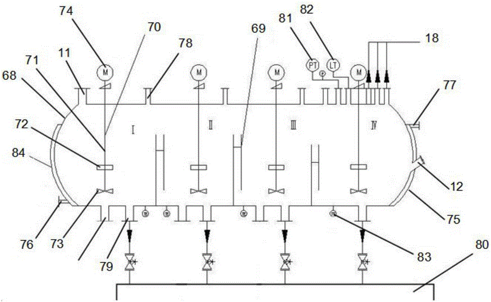 Efficient self-recycling system for continuously preparing sodium bichromate by wet method