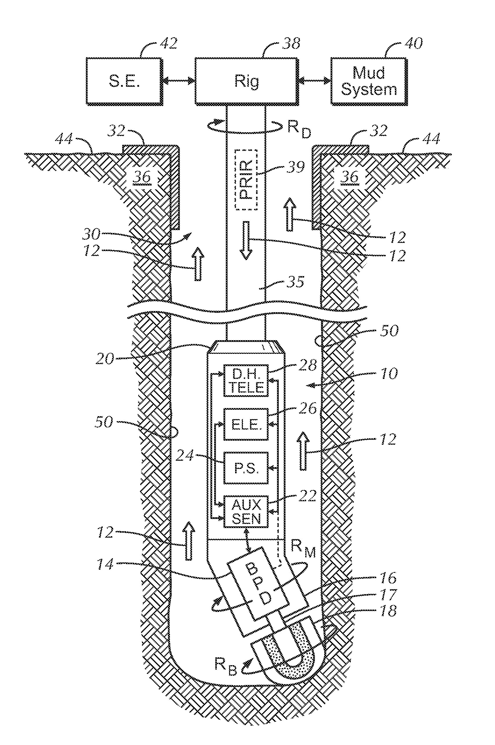 Directional drilling control using periodic perturbation of the drill bit