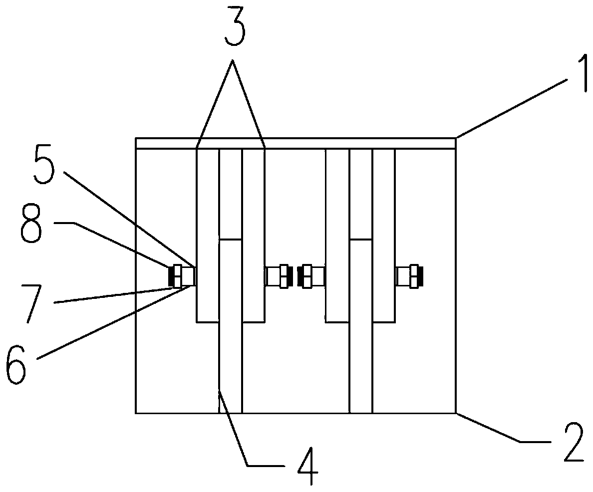 Assembly type frame intelligent damping structure