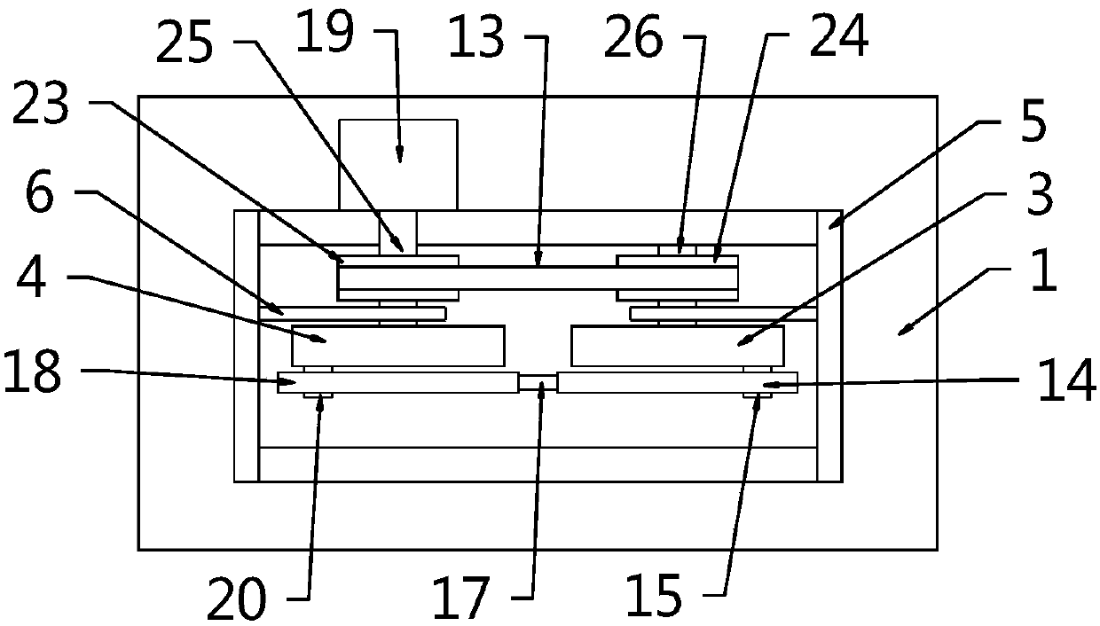 Lawn aeration device for landscape landscaping engineering