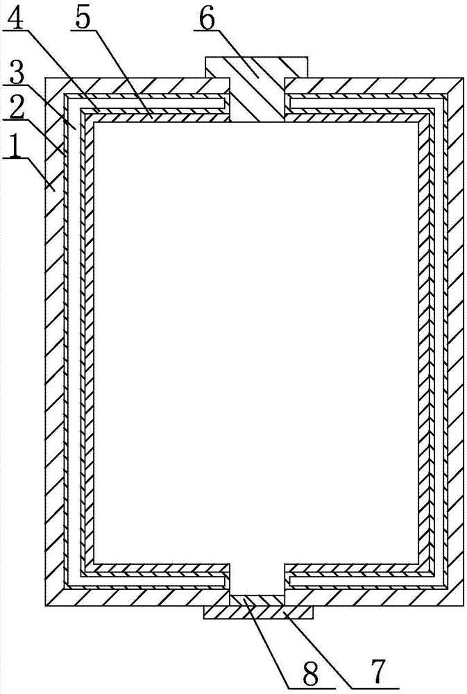 Steel plate bin for preventing moisture condensation and mildewing of grains