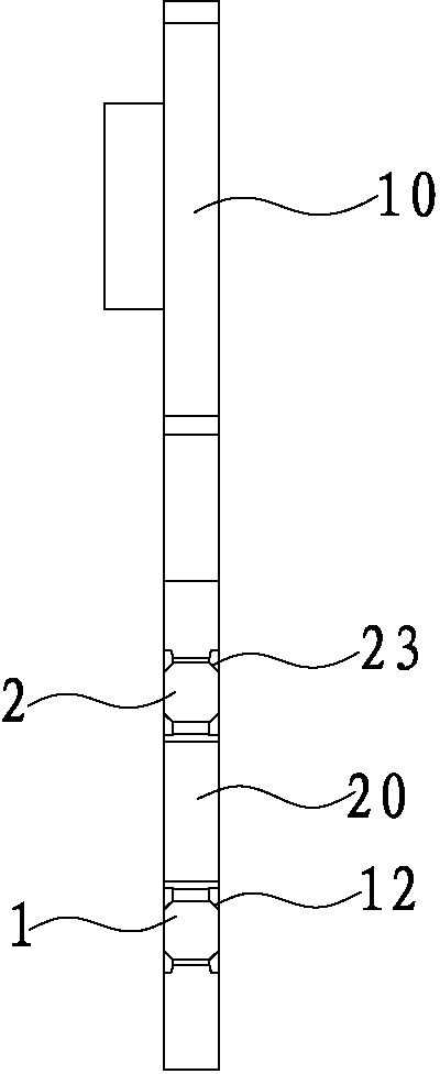 Conducting strip structure